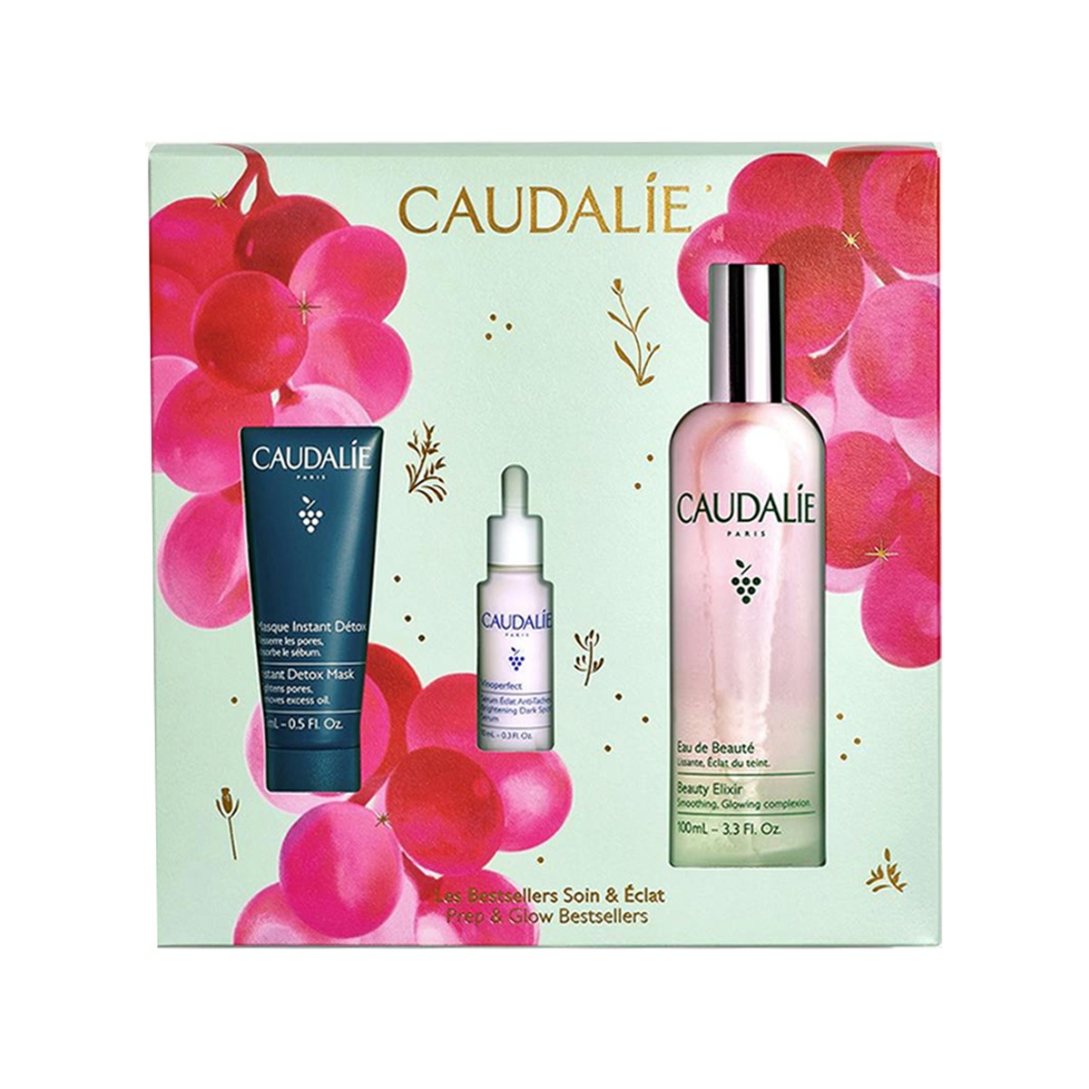 Caudalie Beauty Elixir Detox & Radiance Trio Gift Set