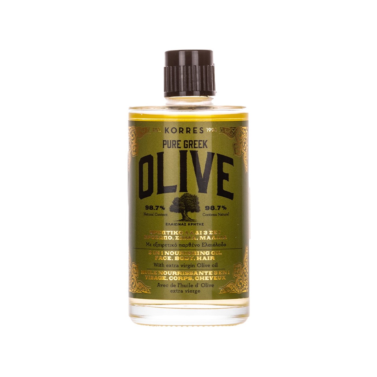 KORRES Olive Nourishing Oil 3in1 Pure Greek Olive -100ml