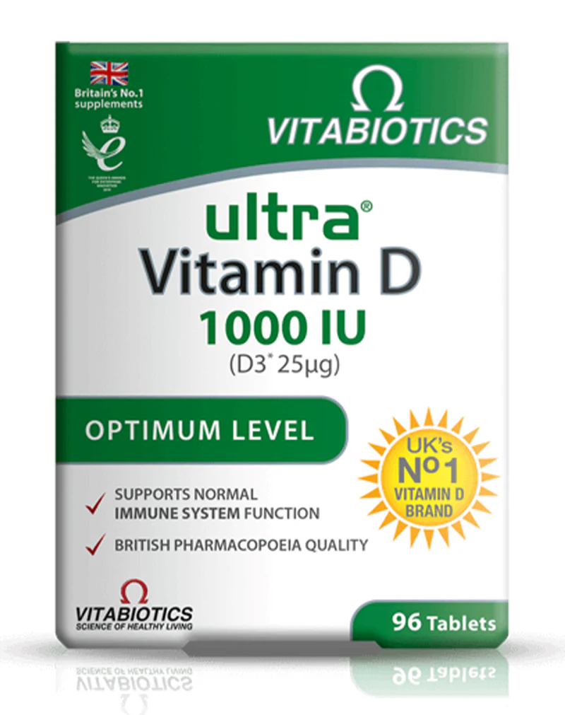 Vitabiotics Ultra Vitamin D3 1000 IU * 96 tableta