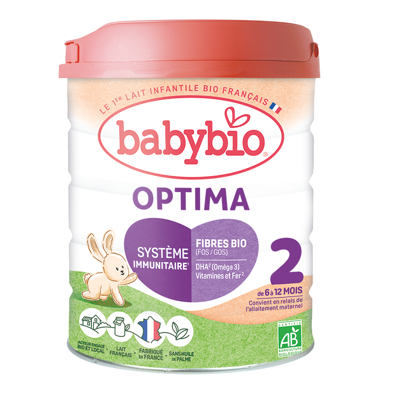 Babybio Optima 2 800 gr – Formula Organic (6–12 muaj)