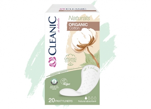 Cleanic Naturals Organic Cotton 20 pantyliners