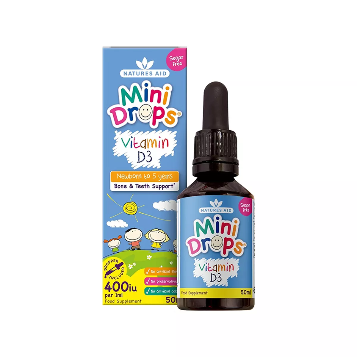 Natures Aid Mini Drops Vitamin D3 x 50 ml