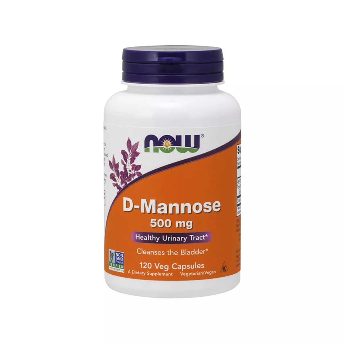 Now D-Mannose x 120 capsules