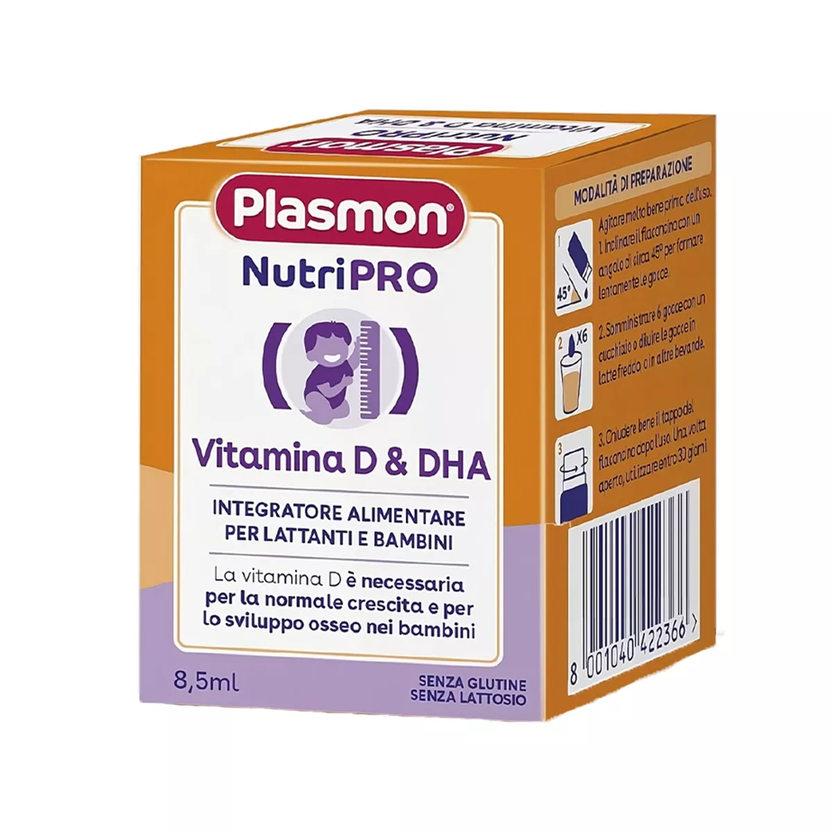 Plasmon - Vitamin D & DHA  8.5 ml