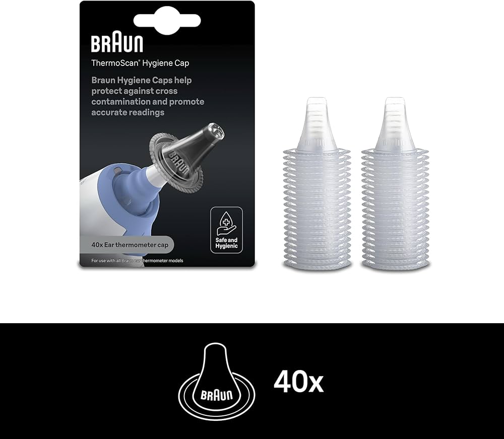Braun ThermoScan Hygiene Cap x 40pcs