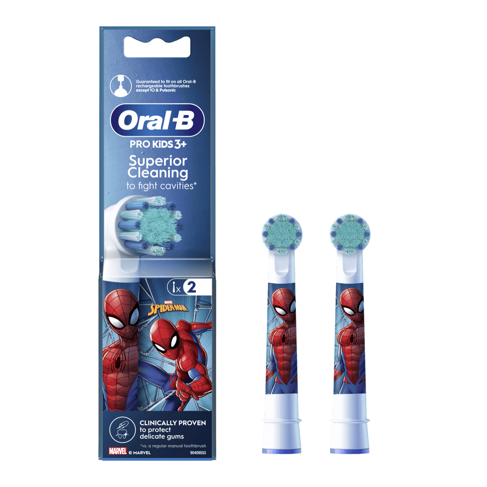 Oral-B Pro Kids 3+Koka Nderruese Spider-man x 2pcs