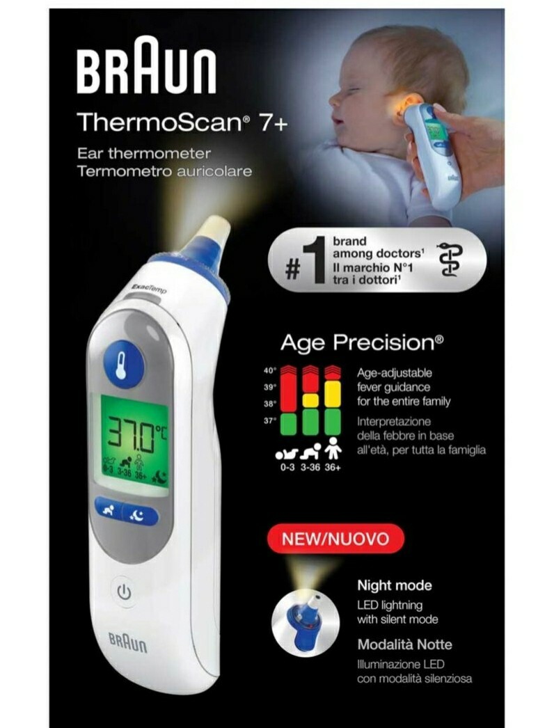 Braun ThermoScan Ear Thermometer with Night Mode